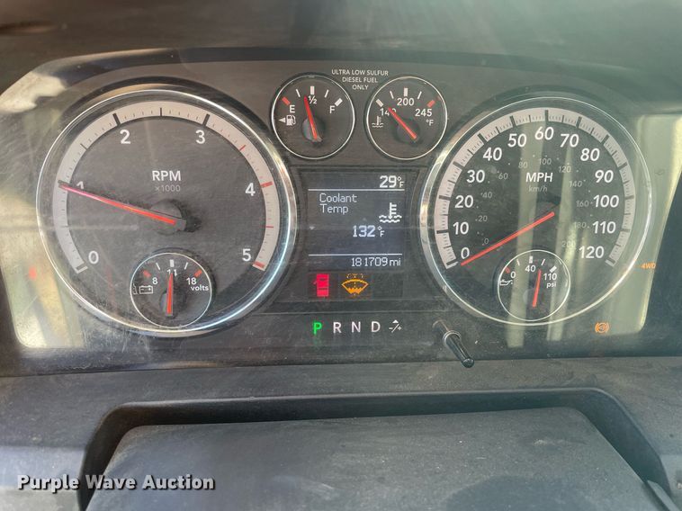 image for item MB9028 2011 Dodge Ram 4500HD  flatbed truck