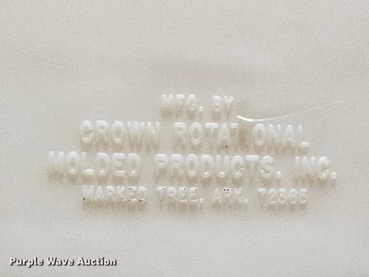 image for item MC9607 Crown Rotational Molded Products  poly tank