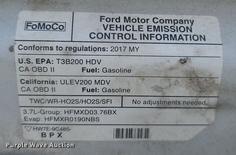 image for item MC9630 2017 Ford Transit 250  van