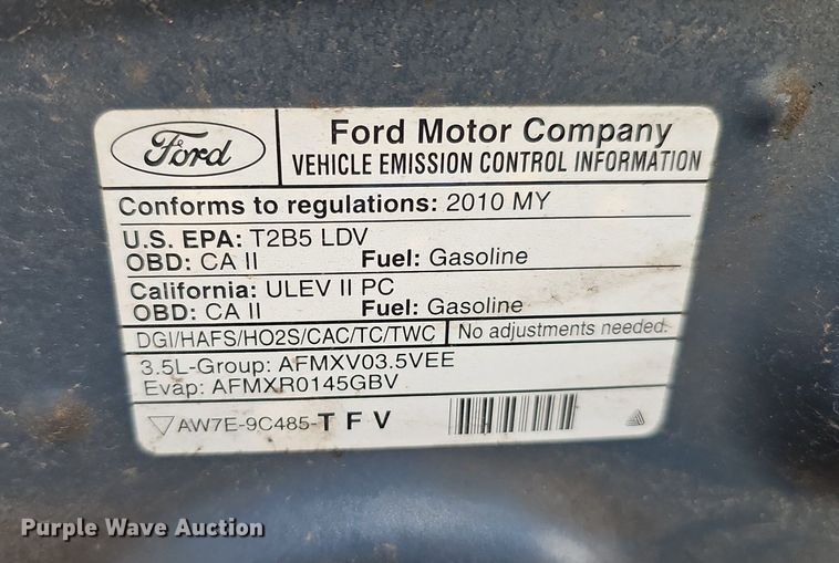 image for item MC9700 2010 Lincoln MKT  SUV