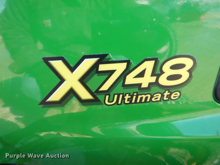 image for item MC9851 John Deere X748 Ultimate  lawn mower