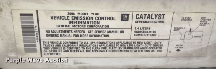 image for item MD9470 2006 Pontiac Torrent  SUV