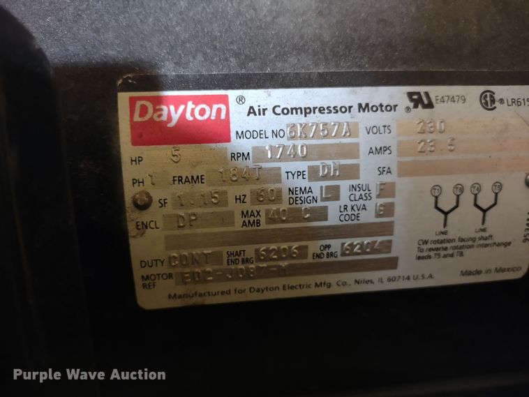 image for item MD9475 Ingersoll Rand 2475N5  air compressor