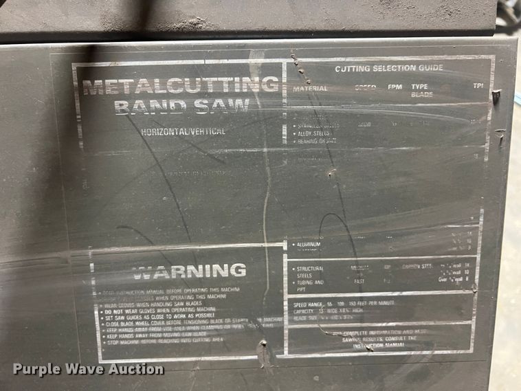 image for item MM9245 Ramco RS-90  metal bandsaw