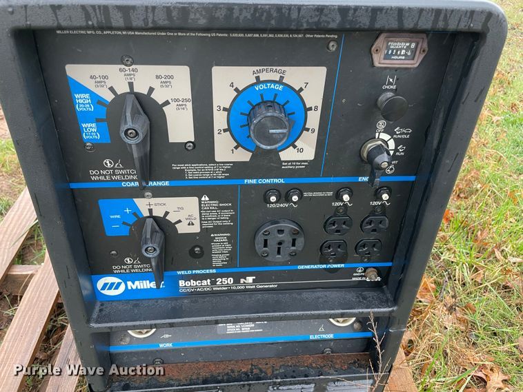 image for item MM9364 Miller Bobcat 250  welder/generator