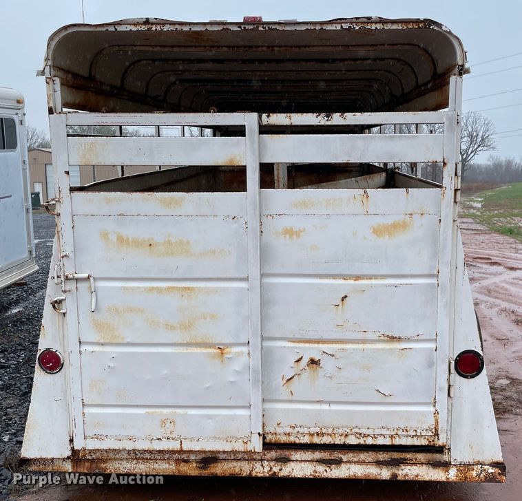 image for item MM9365 1995 4 Bar Ranch  livestock trailer