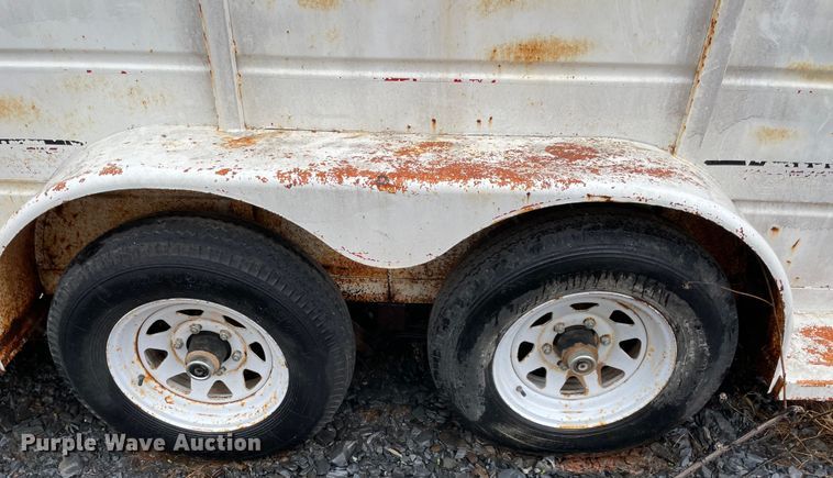 image for item MM9365 1995 4 Bar Ranch  livestock trailer