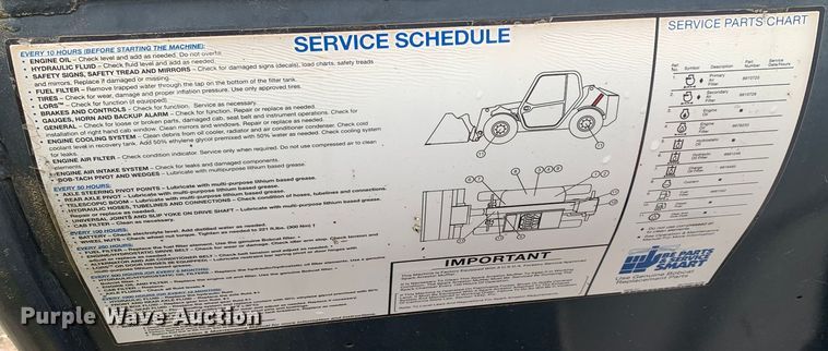 image for item MM9783 2009 Bobcat V417  telehandler