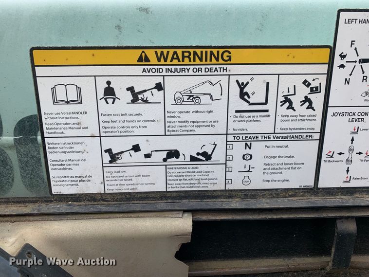 image for item MM9783 2009 Bobcat V417  telehandler