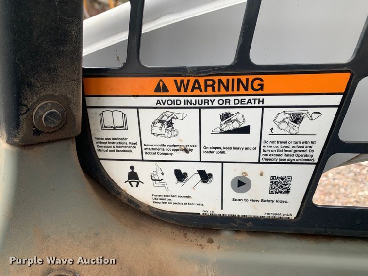 image for item MM9784 2017 Bobcat T750  tracked skid steer loader