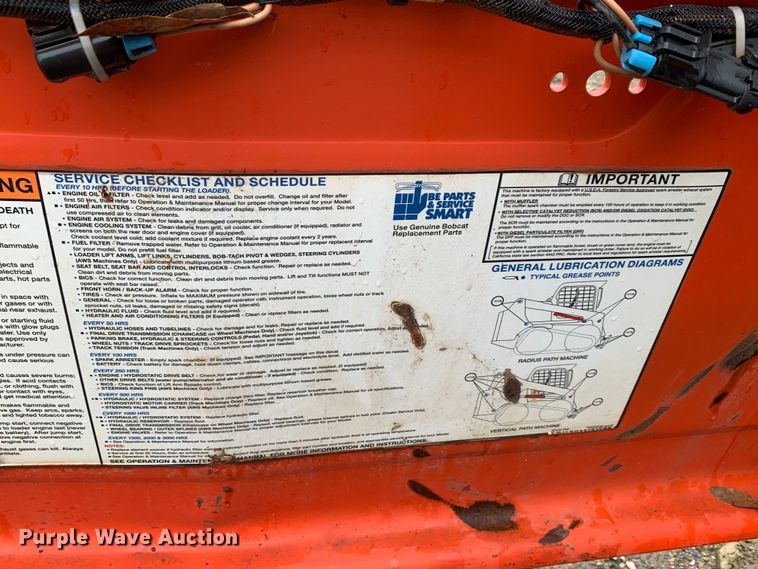 image for item MM9784 2017 Bobcat T750  tracked skid steer loader