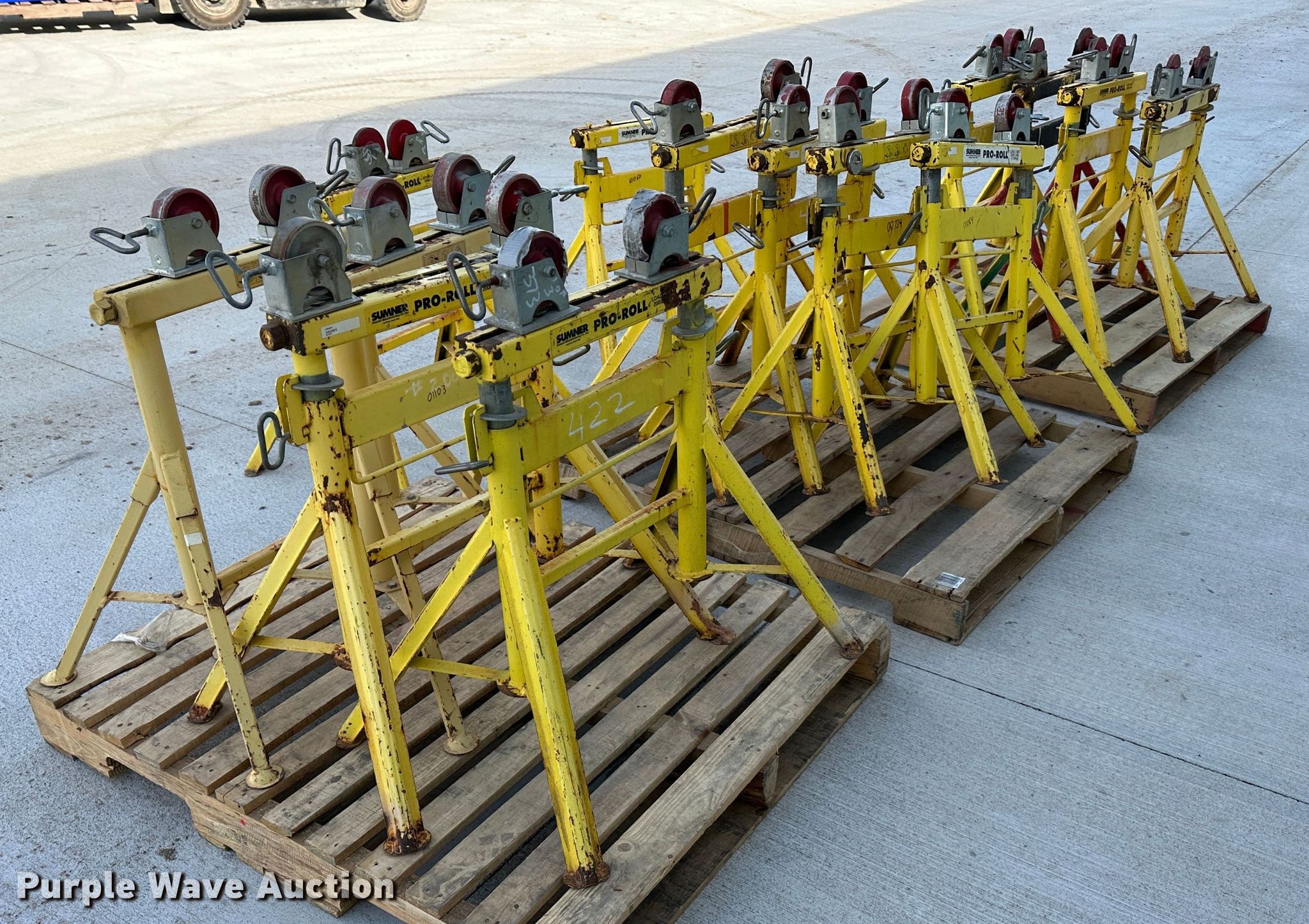 (14) Sumner Pro-Roll pipe stands in Topeka, KS | Item DR5016 sold ...