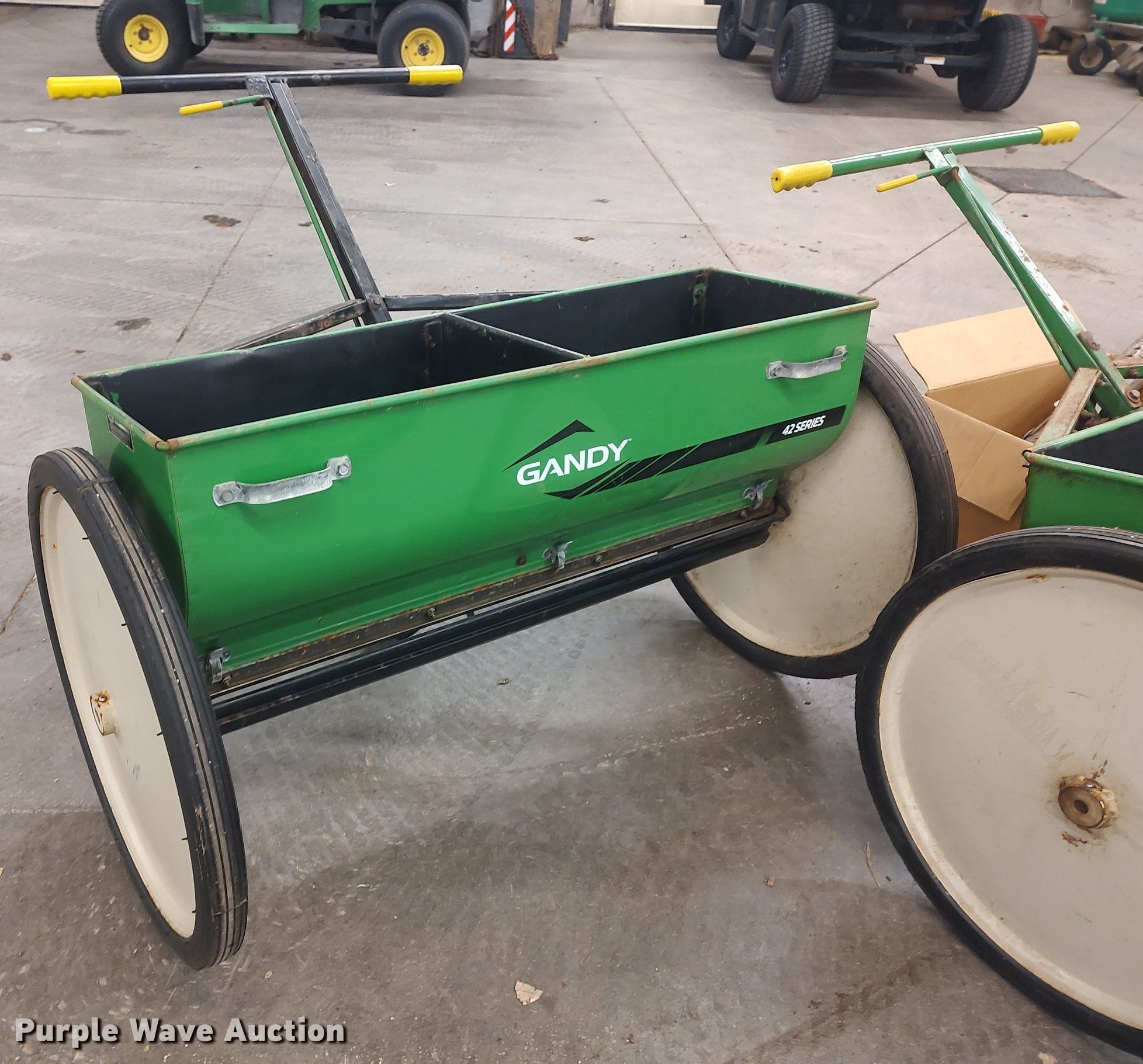 (2) Gandy 42 drop spreaders in Wichita, KS Item LG9643 for sale