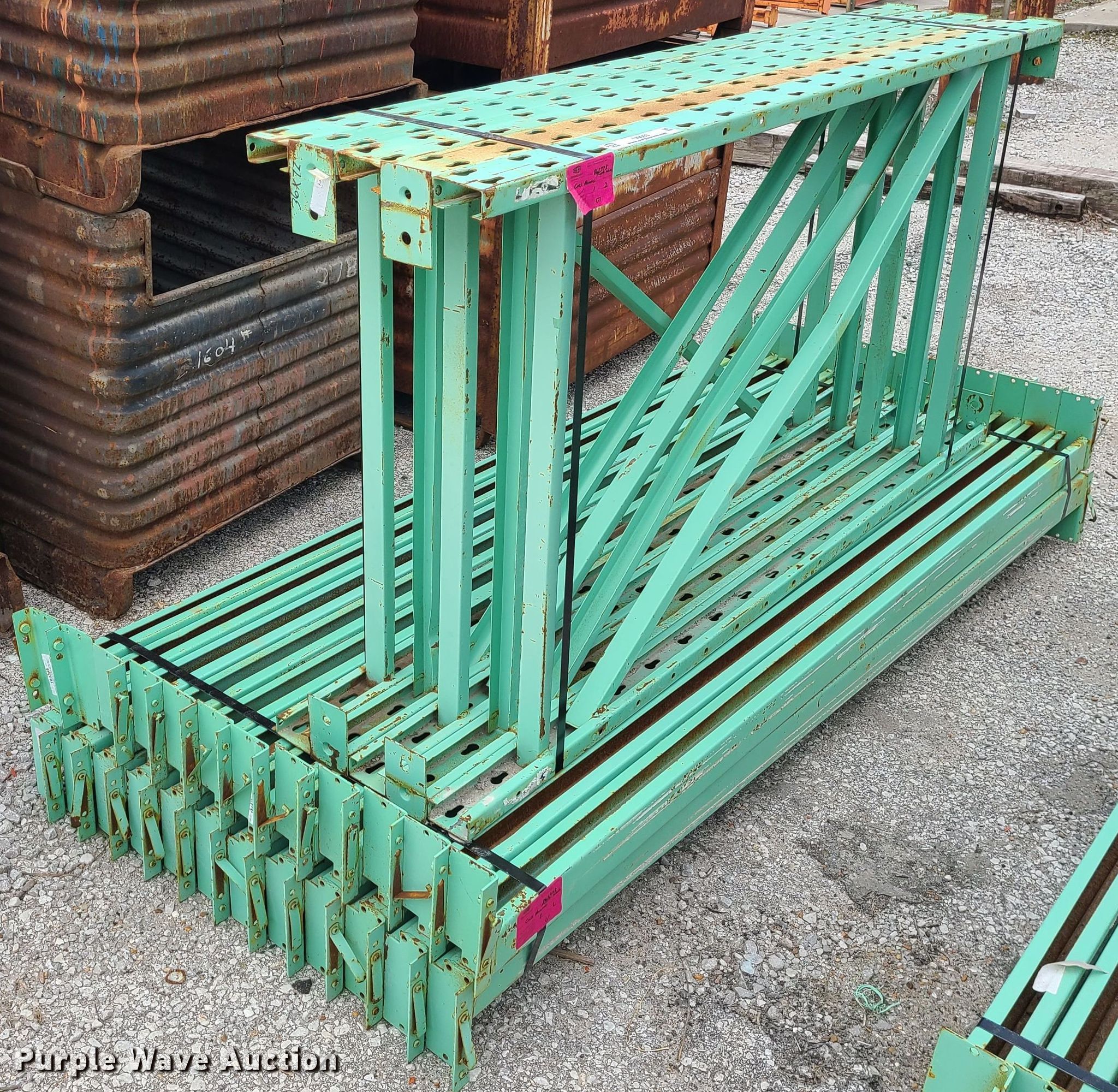 Frick Gallagher pallet racking in Kansas City, MO Item LI9003 sold