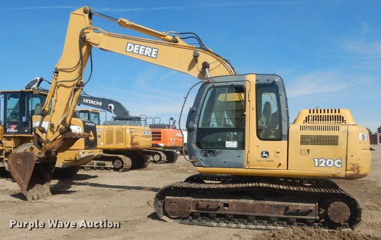 image for item DJ7009 2005 John Deere 120C  excavator