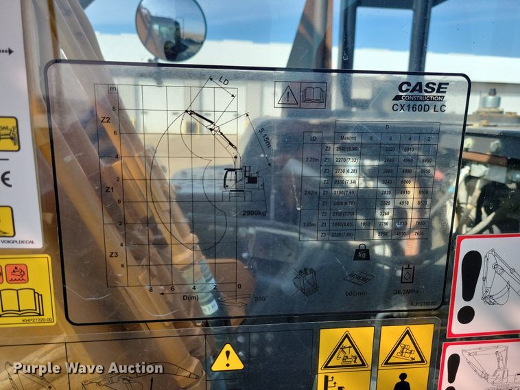 image for item DK5164 2016 Case CX160D  excavator