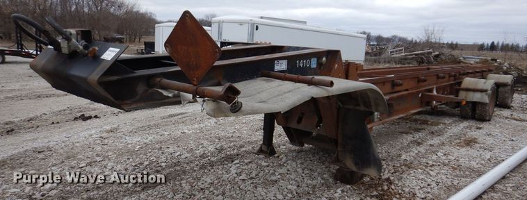 image for item DK5167 1994 Benlee  roll-off container trailer