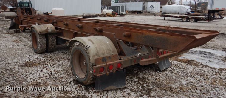 image for item DK5167 1994 Benlee  roll-off container trailer