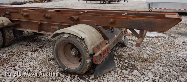 image for item DK5167 1994 Benlee  roll-off container trailer