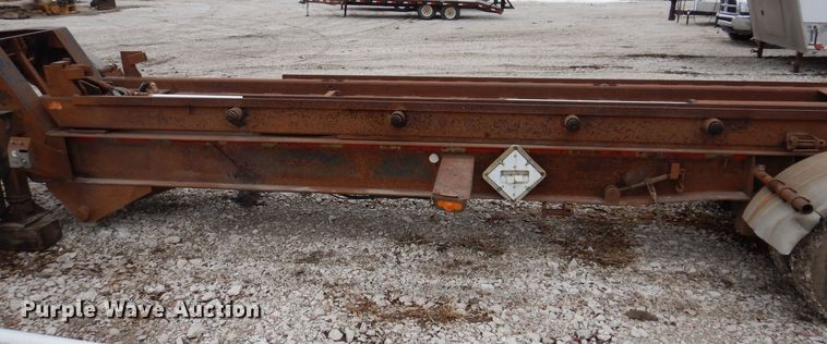 image for item DK5167 1994 Benlee  roll-off container trailer