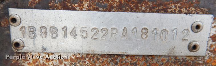 image for item DK5167 1994 Benlee  roll-off container trailer