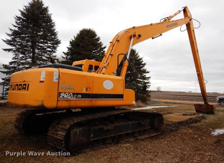 image for item DK5168 Hyundai 290LC-7A  long reach excavator