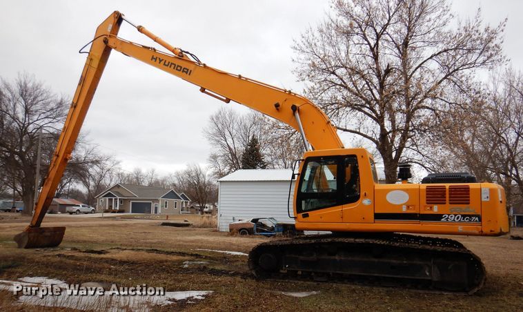image for item DK5168 Hyundai 290LC-7A  long reach excavator