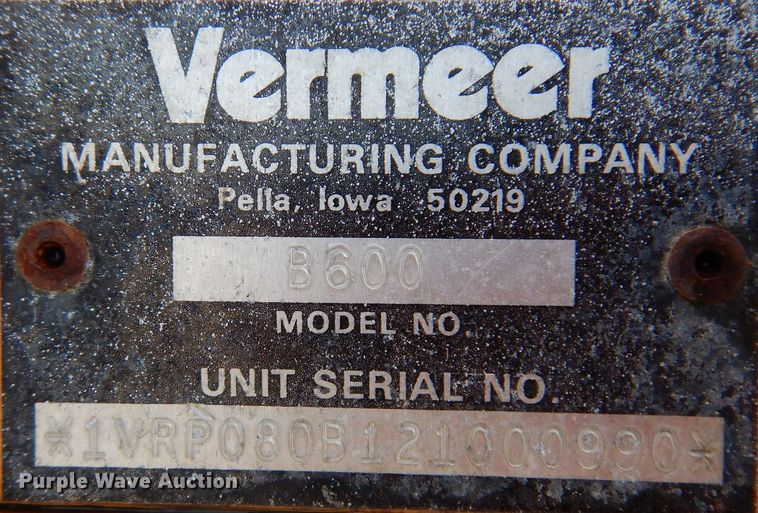 image for item DK5173 2002 Vermeer V5750  trencher