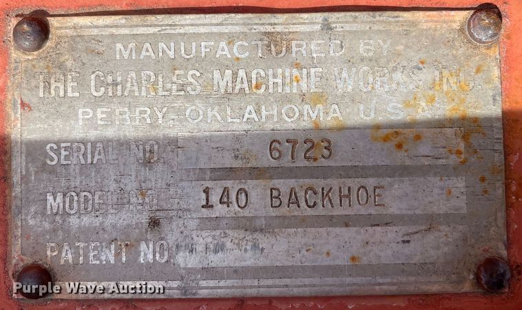 image for item DN4574 1978 Ditch Witch R40  trencher