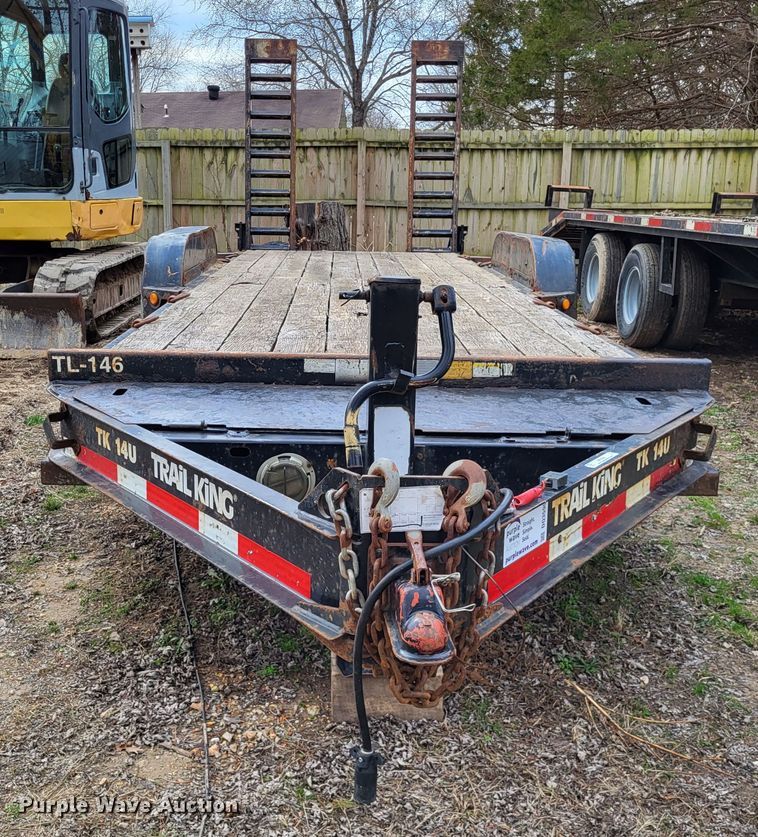 image for item DO3590 2013 Trail King TK14U  equipment trailer