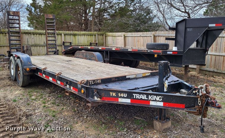 image for item DO3590 2013 Trail King TK14U  equipment trailer