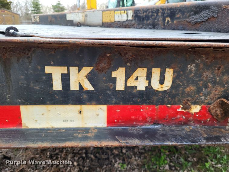 image for item DO3590 2013 Trail King TK14U  equipment trailer