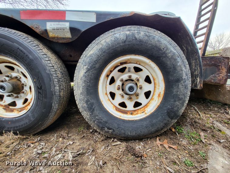 image for item DO3590 2013 Trail King TK14U  equipment trailer