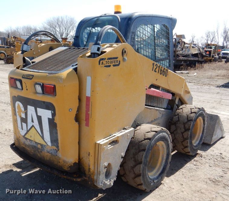 image for item DR4503 2010 Caterpillar 256C  skid steer loader
