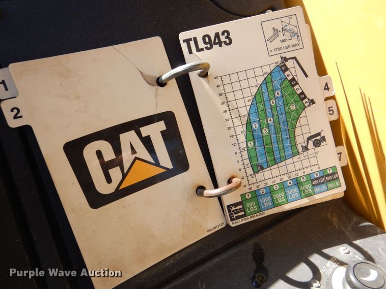 image for item DR4514 2008 Caterpillar TL943  telehandler