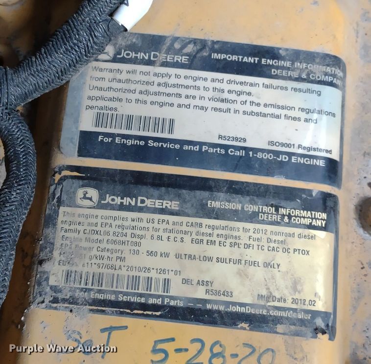 image for item DR8271 2012 John Deere 850K  dozer