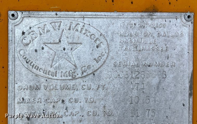 image for item DS2836 2007 Sterling L9500  ready mix truck