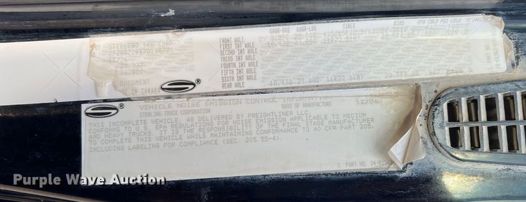 image for item DS2836 2007 Sterling L9500  ready mix truck