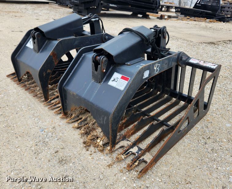 image for item JB9471 Stout  skid steer grapple bucket
