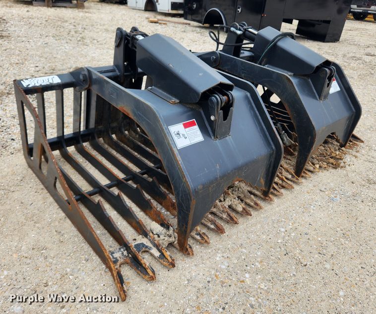 image for item JB9471 Stout  skid steer grapple bucket