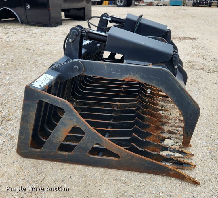 image for item JB9471 Stout  skid steer grapple bucket