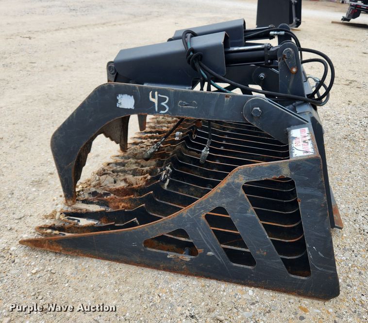 image for item JB9471 Stout  skid steer grapple bucket