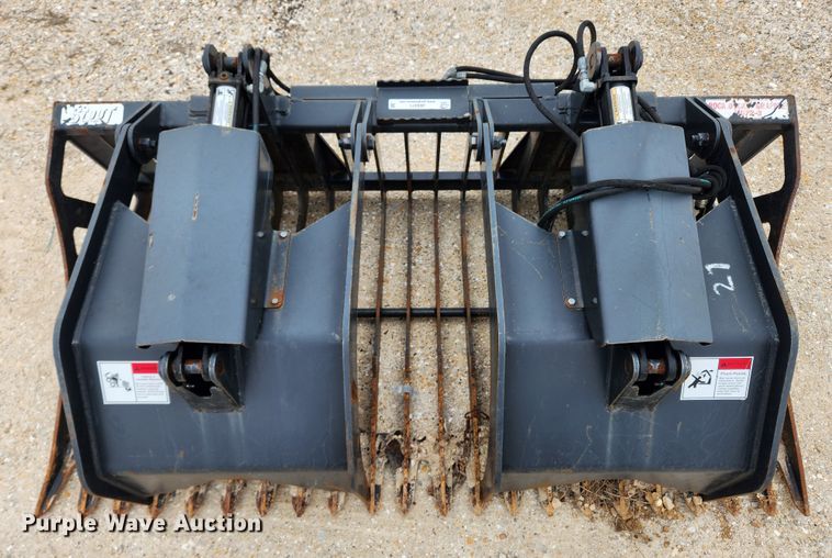 image for item JB9471 Stout  skid steer grapple bucket