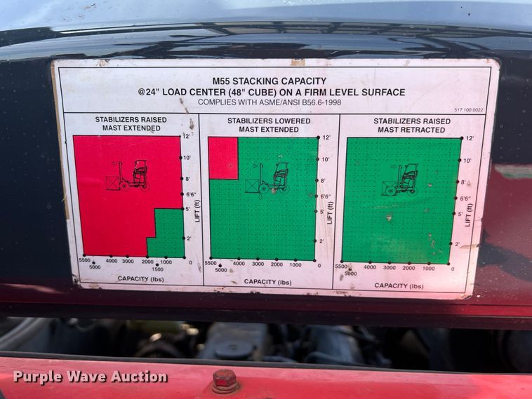 image for item KR9478 2010 Moffett M55  forklift