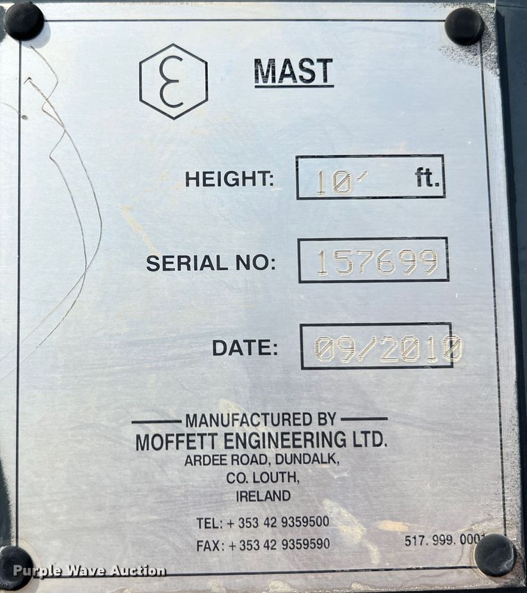 image for item KR9478 2010 Moffett M55  forklift
