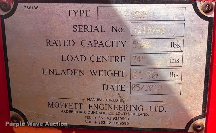 image for item KR9478 2010 Moffett M55  forklift