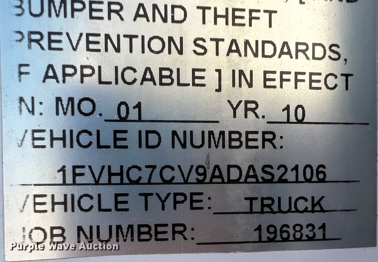 image for item KR9482 2010 Freightliner Business Class M2  crane truck