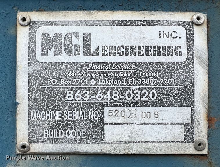 image for item KR9502 MGL Engineering  screening plant