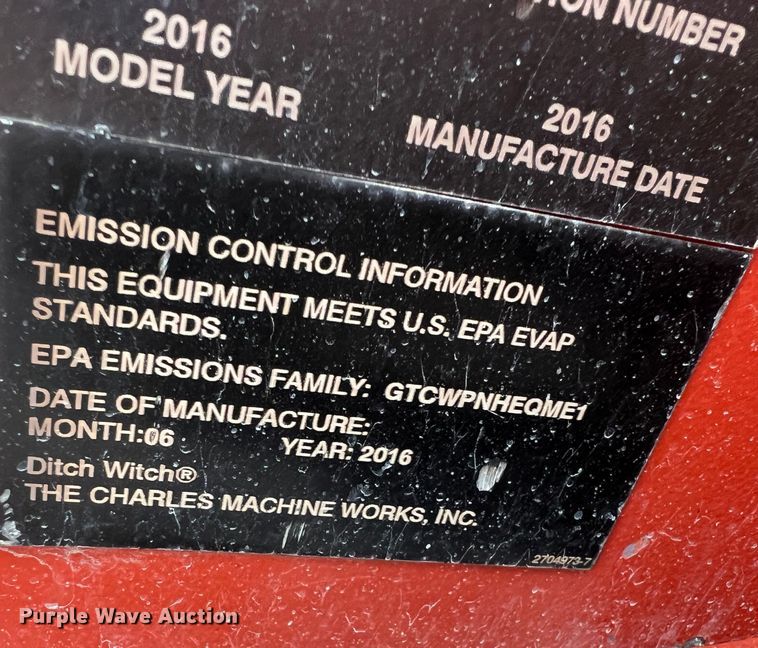 image for item KR9529 Ditch Witch C24X  trencher