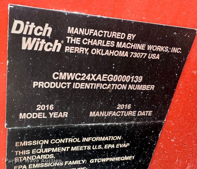 image for item KR9529 Ditch Witch C24X  trencher